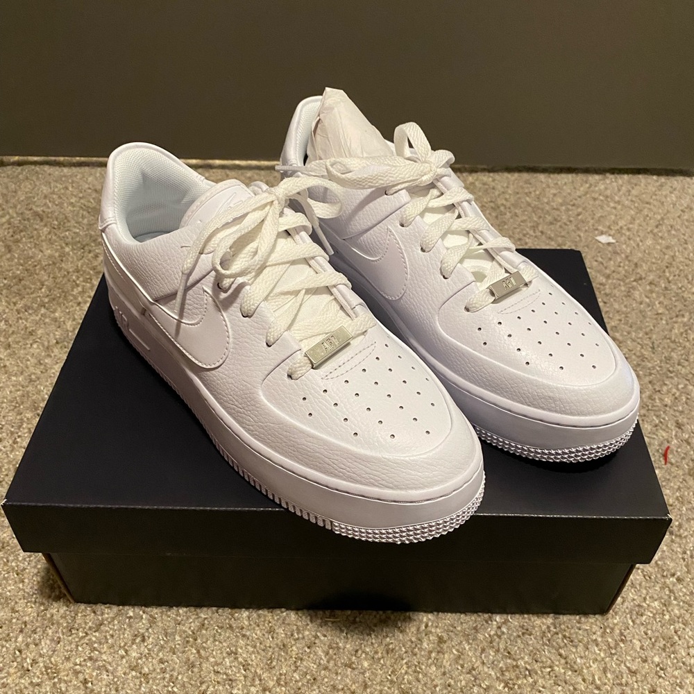 Nike Sage low Air Force ones